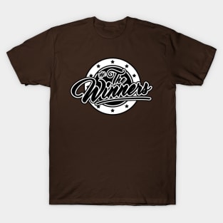 "#TheWinners Original Black/White Team Logo" T-Shirt